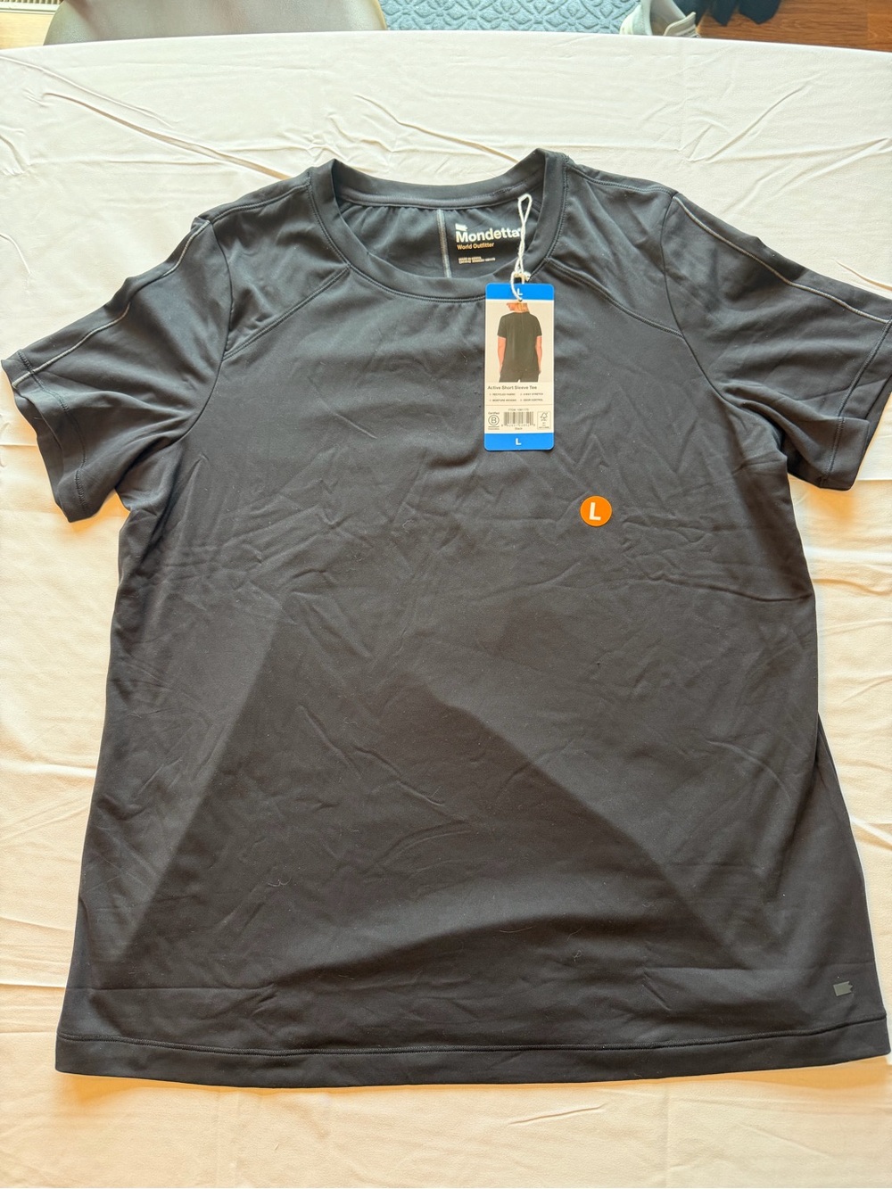 Mondetta Men’s Black Short Sleeve Performance Tee